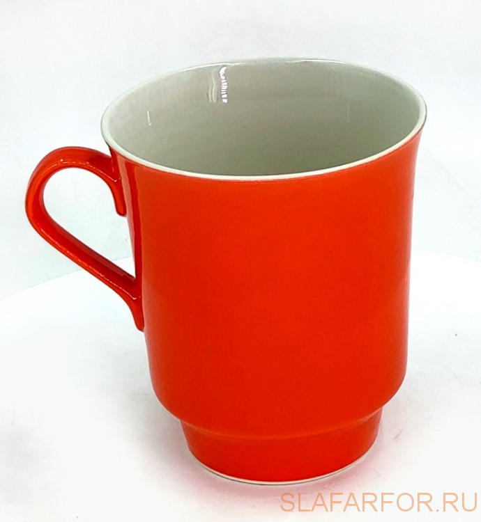 Чашка "Водолей" 0,7 л. Оранжевая